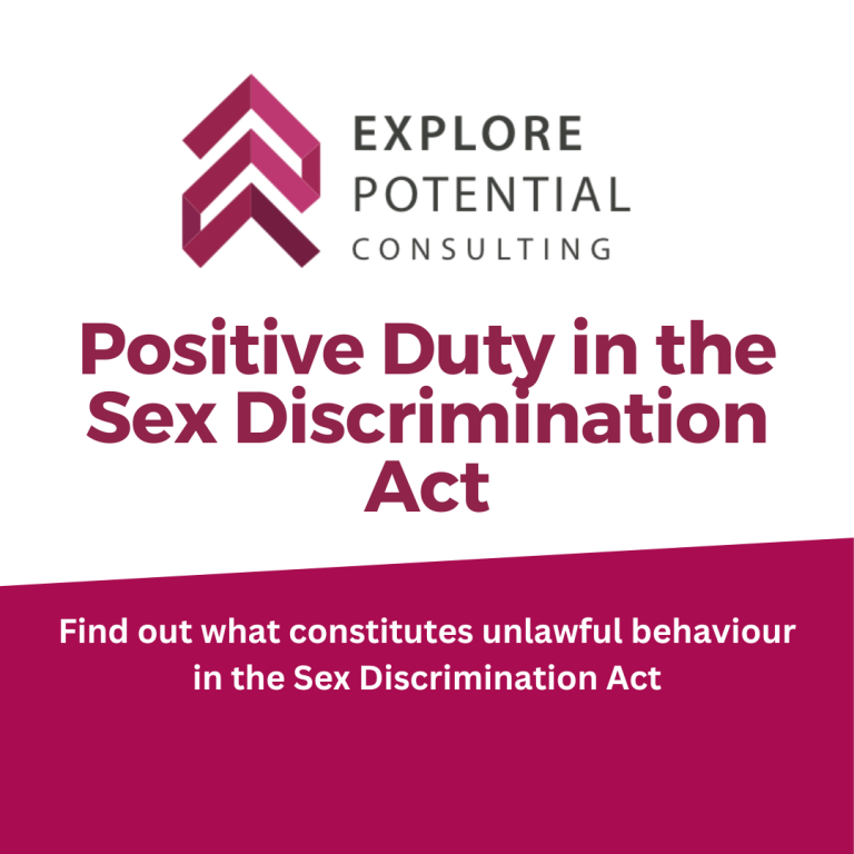 Positive Duty In The Sex Discrimination Act Explore Potential Consulting