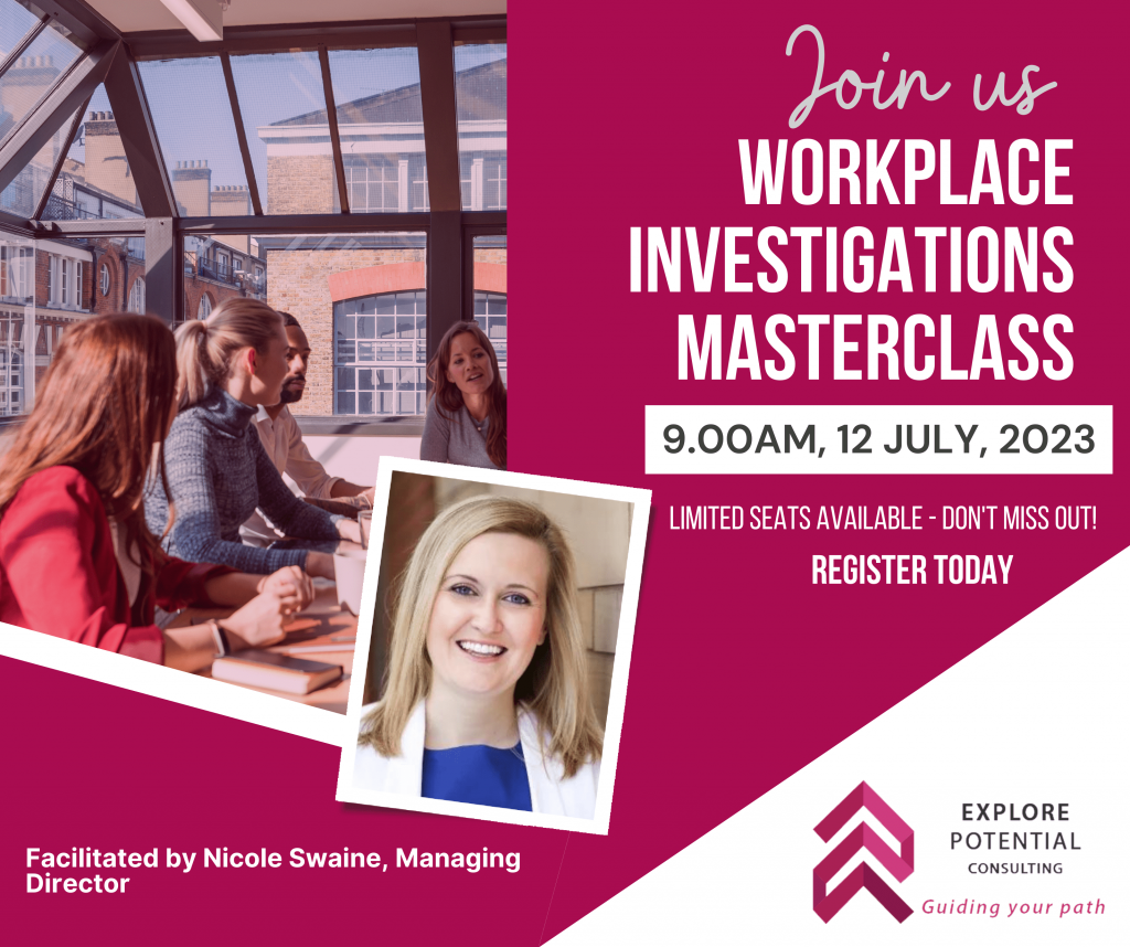 Workplace Investigations Master Class Explore Potential Consulting Workplace Investigations Master Class Explore Potential Consulting